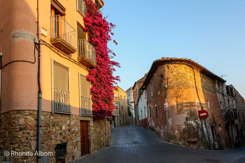 The medieval quarter of Palamos Spain, the setting for Rhonda Albom's first novel.