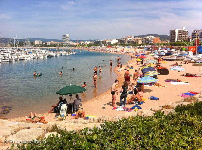 Palamos main beach